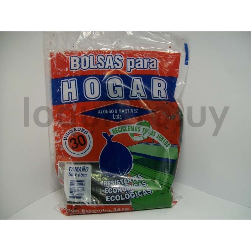 Bolsa residuos 50x55 10u      .