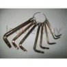 Juego llave torx 8u           .