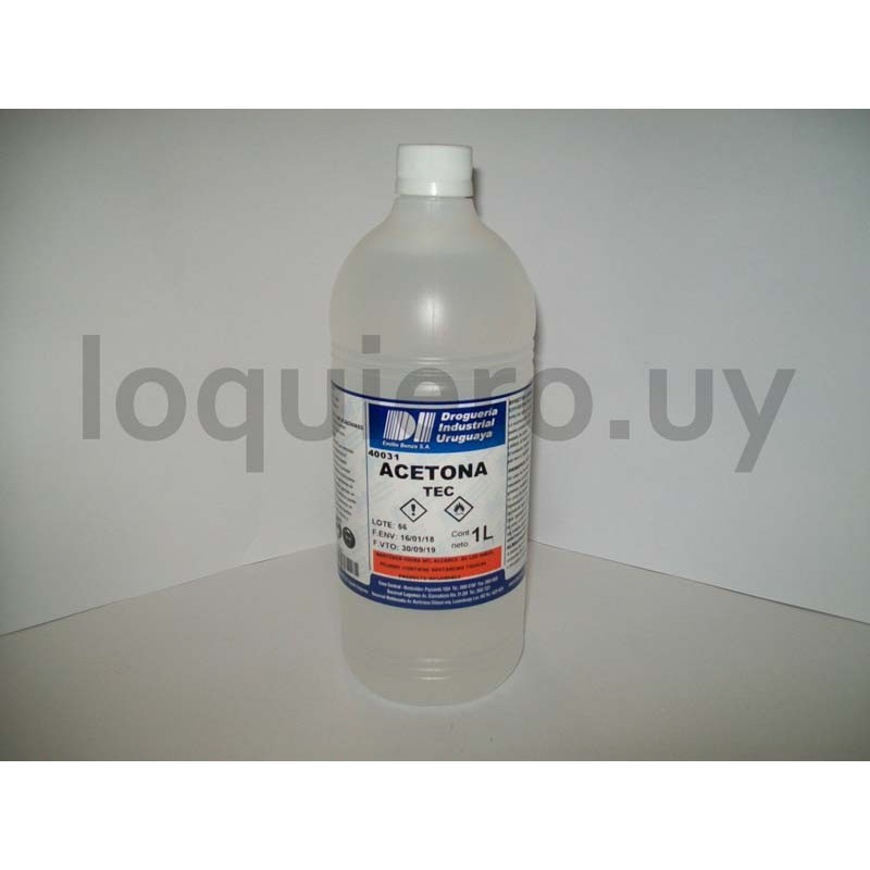 Acetona 1L                    .