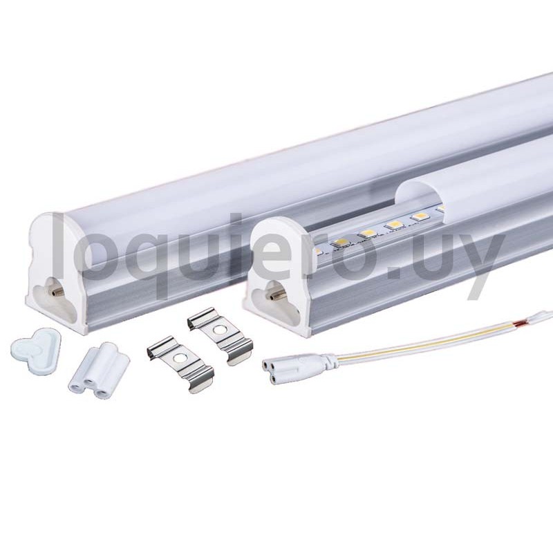 Tubo led 9W 60cm 6500K soporte.