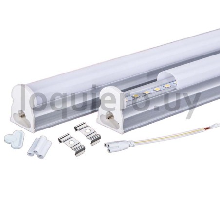 Tubo led 9W 60cm 6500K soporte.