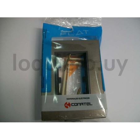 Plaqueta 3mod, anodizado Flat .