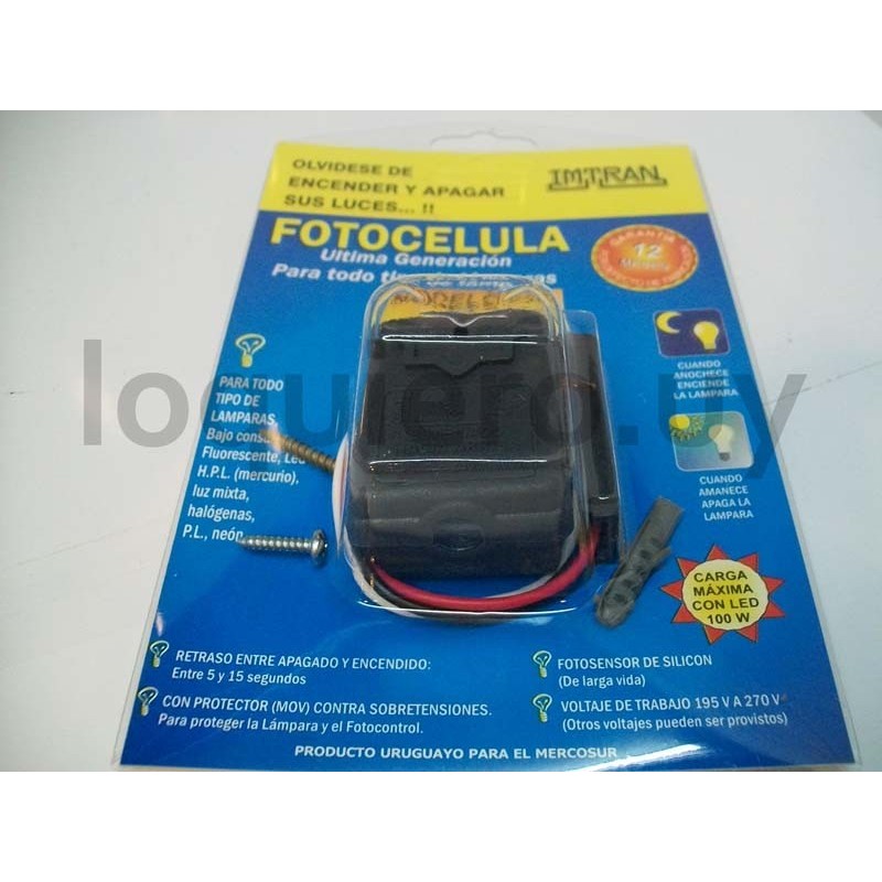 Fotocélula electrónica 1300W  .