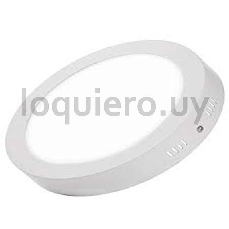 Plafón redondo 24W 6500K      .