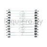 Percha de pollera x10u.       .