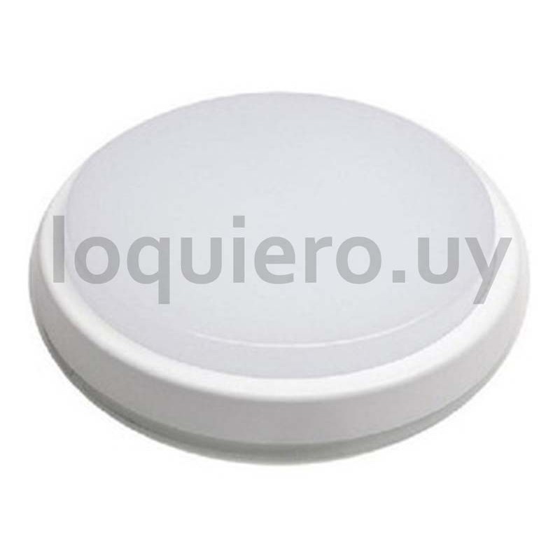Tortuga Led 15W blanca redonda.