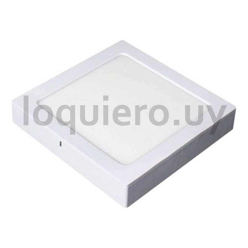 Plafón Led 24w cuadrado 3000k .