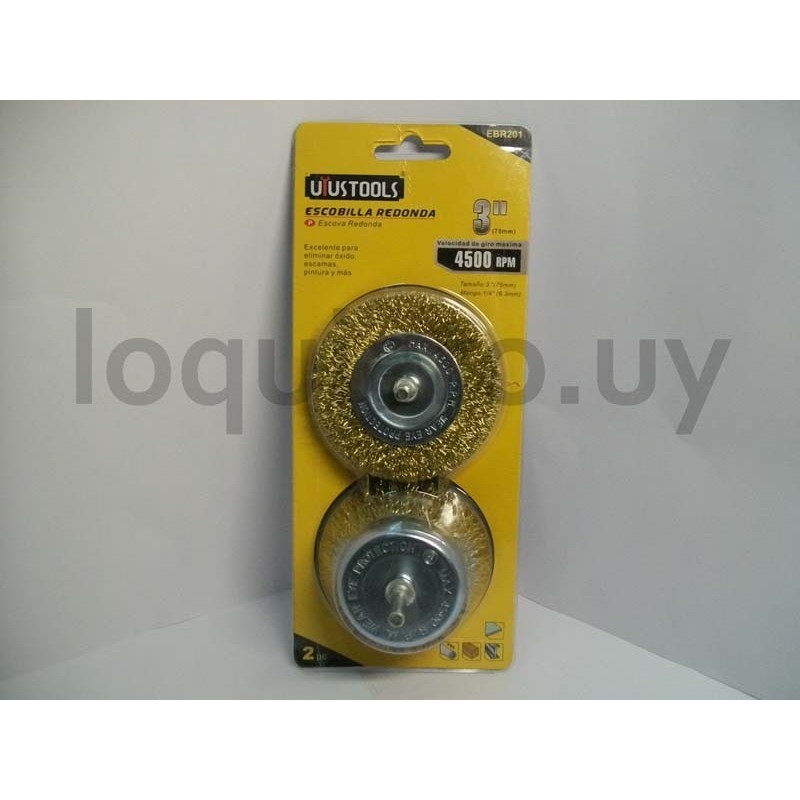 Cepillo Copa/plano 3p/taladro."
