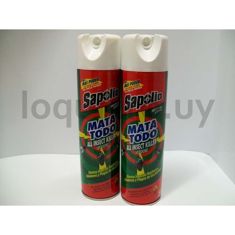 Insecticida mata todo Sapolio .