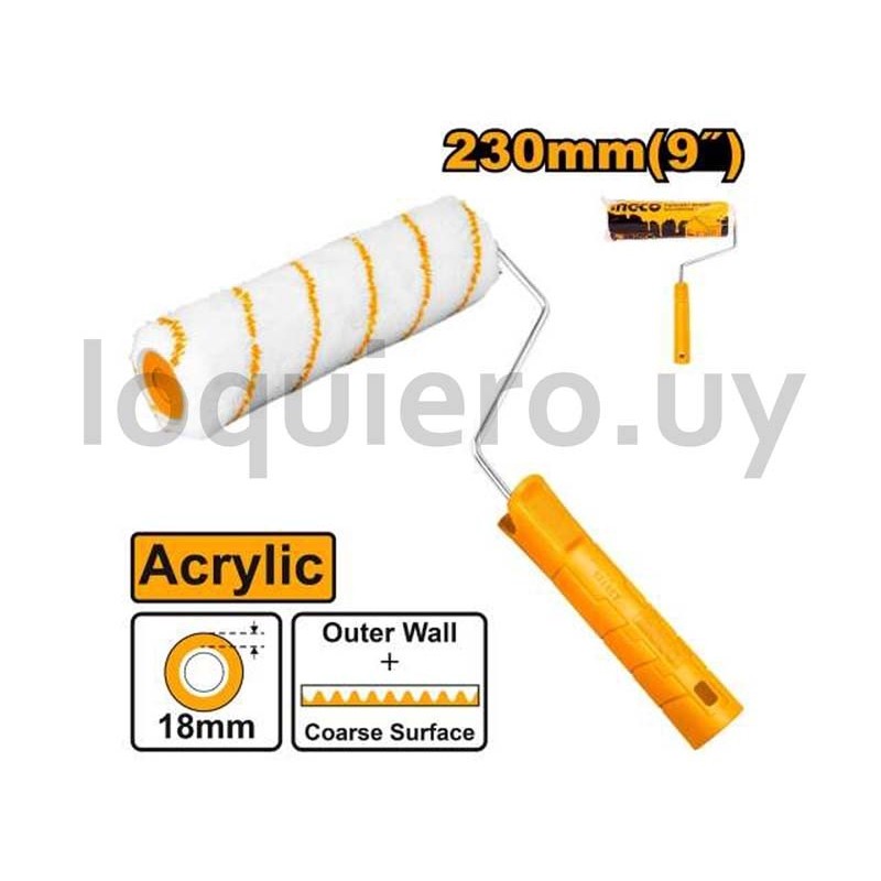 Rodillo 9 Ingco 23cm         ."