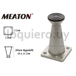 Pata plástica metalizada 100mm.