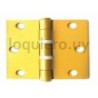 Bisagra de nylon 3'' dorada   .