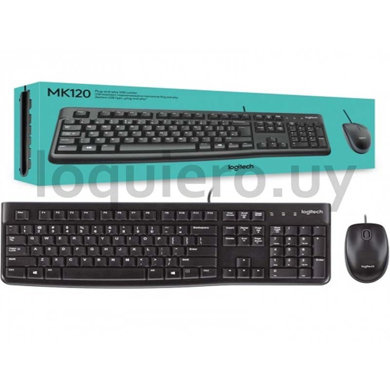 Combo teclado-mouse inalámbric.
