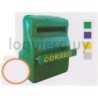 Buzón de plástico para correo .