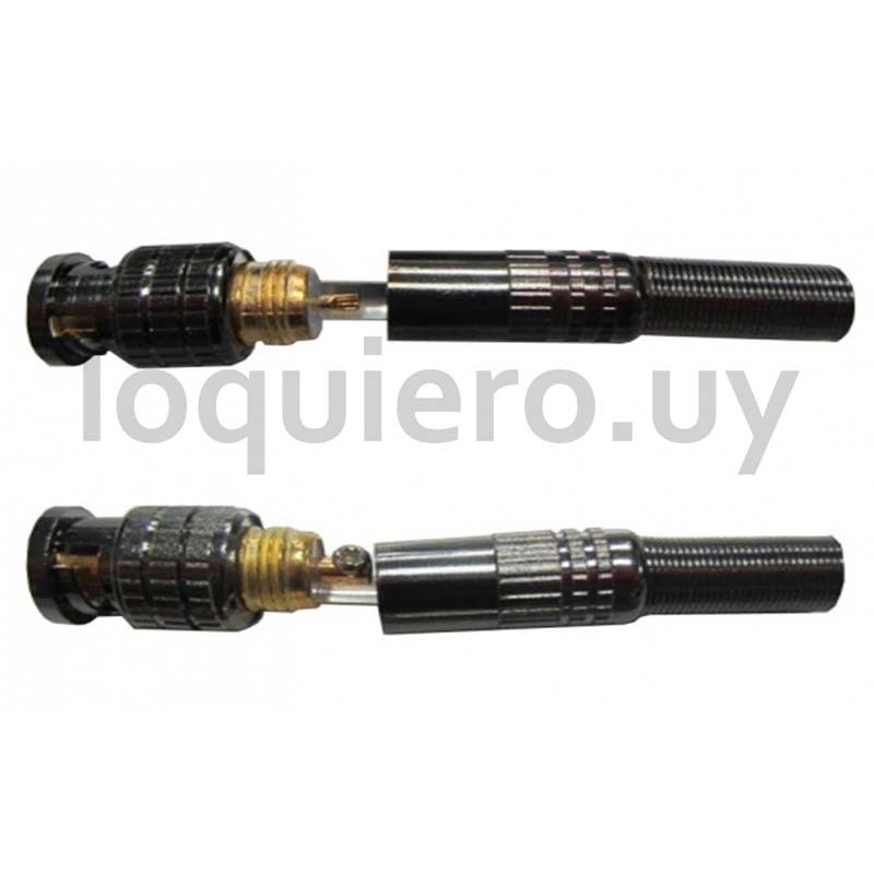 Conector BNC metálico         .