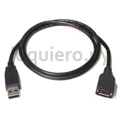 Cable USB A/A extensión 1.5M  .
