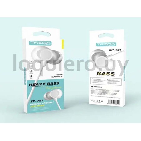 Auricular Treqa Heavy Bass    .