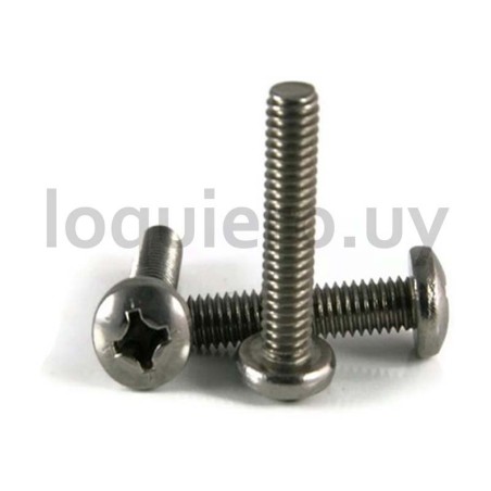 Tornillo cabeza redonda 6 x 16.