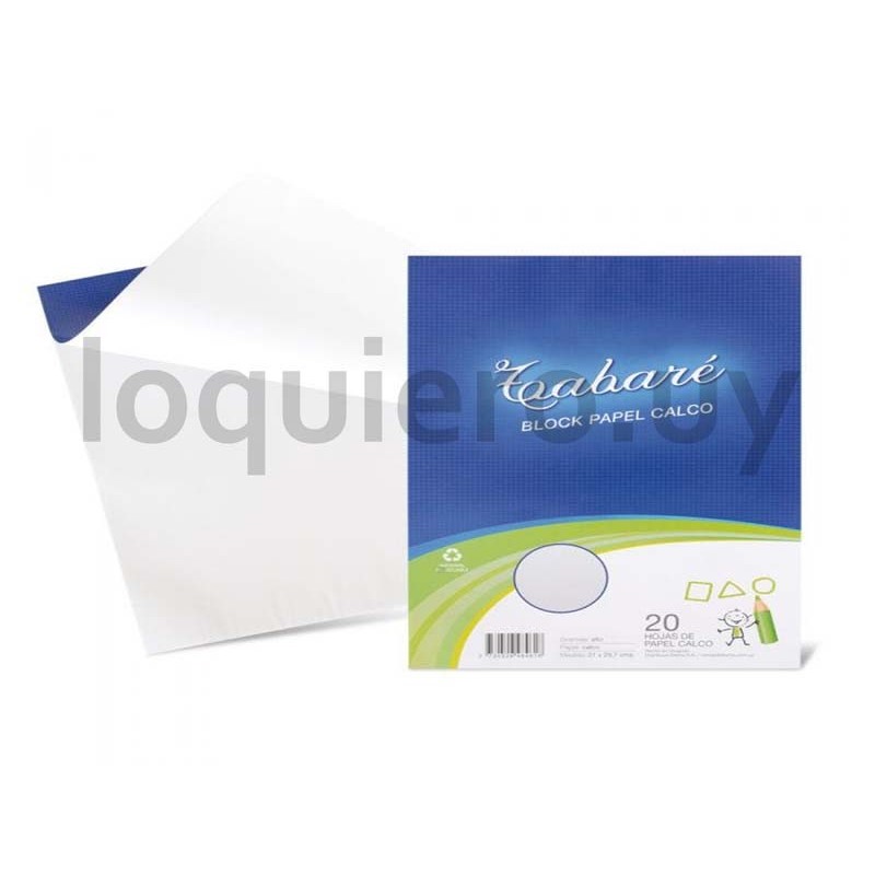 Block de calco - Papel calco  .
