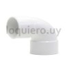 Codo PVC 63mm HH 87 30        .
