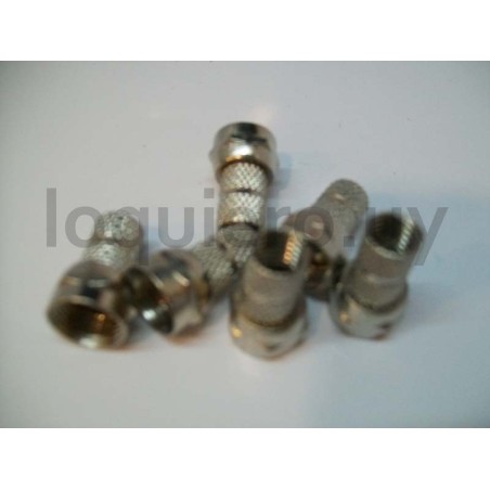 Conector RG-6 cable TV        .