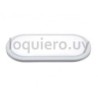 Tortuga Led 15W blanca ovalada.