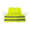 Chaleco reflectivo amarillo   .