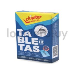 Tabletas insecticida x 12     .