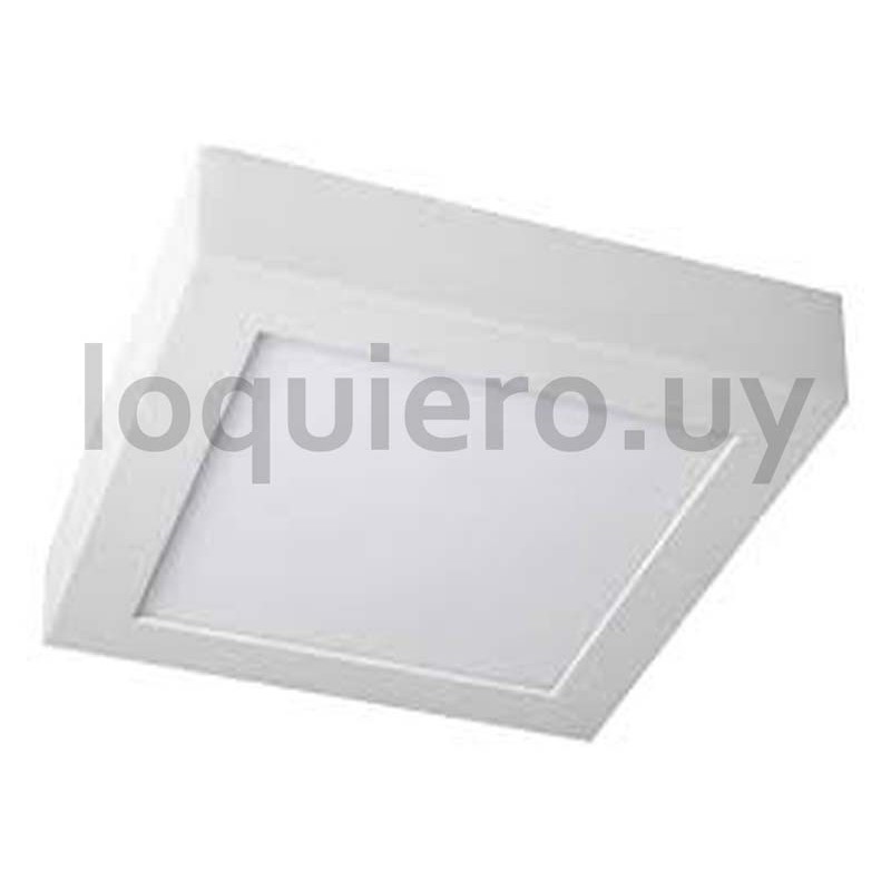 Plafón cuadrado 3000K 18W     .
