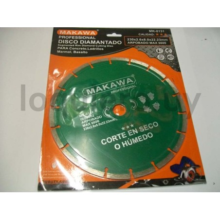 Disco diamantado 230mm Makawa .