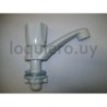 Canilla lavatorio blanca plast.
