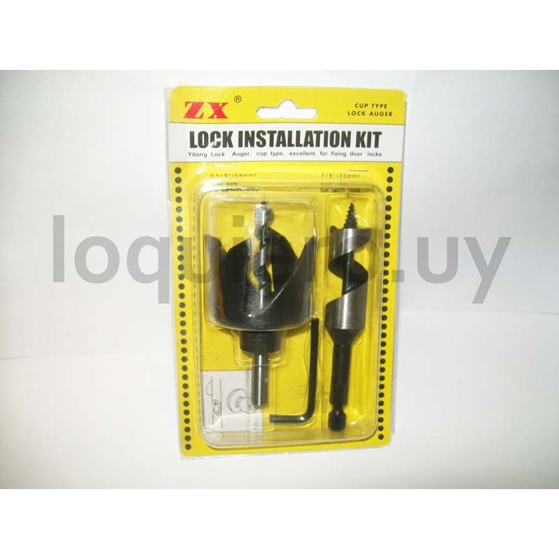 Kit 3pz instalar cerradura    .