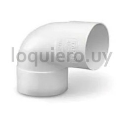Codo PVC 40mm 90  HH          .