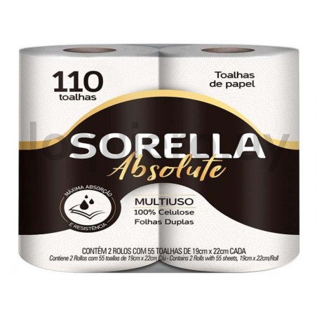 Toalla de cocina x2 110u.     .