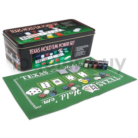 Juego Poker en lata           .