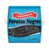 Porotos negros en bolsa 500g  .
