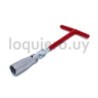 Llave saca bujía 16mm         .