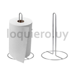 Porta rollo metal papel cocina.