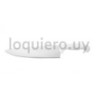 Cuchillo mango blanco 10     ."