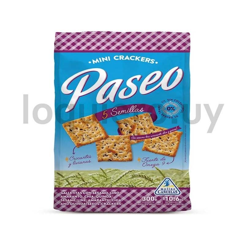 Galletas Paseo 5 semillas 300g.
