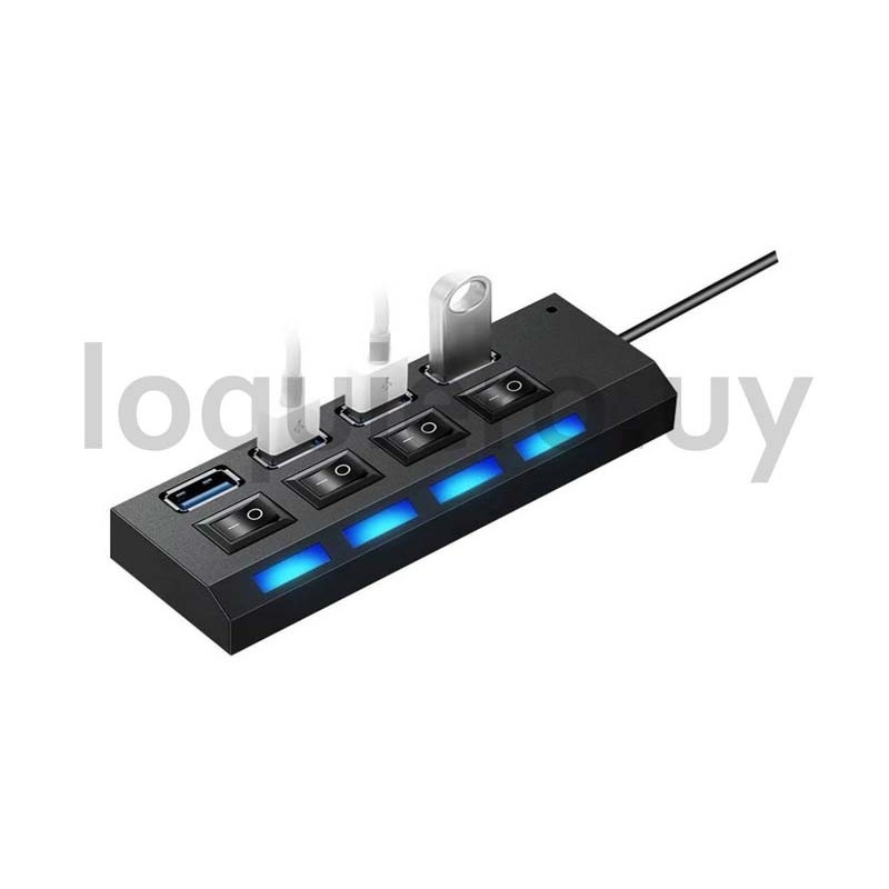 Hub usb Treqa 4 puertos       .