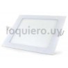 Spot led 15W cuadrado 3000K   .