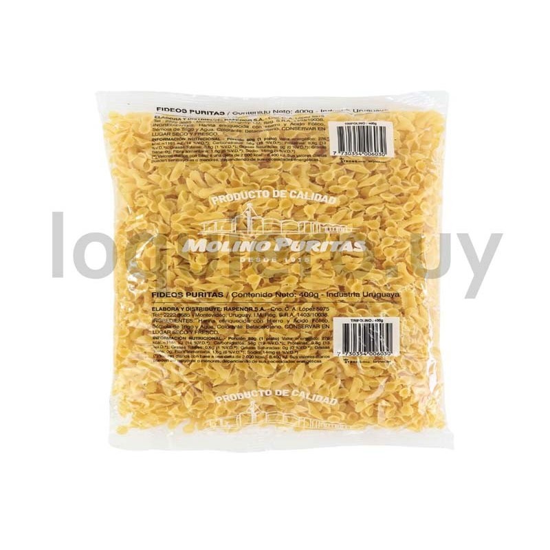 Fideos 400g                   .