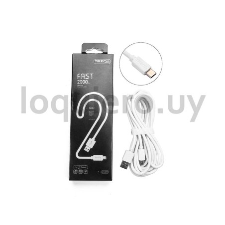 Cable usb 2m tipo C           .