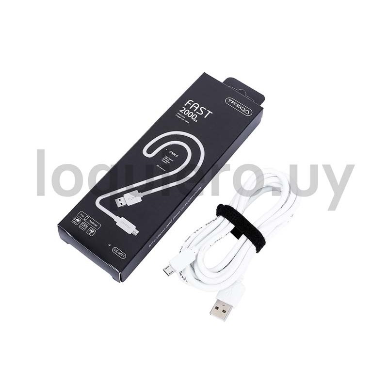 Cable celular micro USB 2m    .
