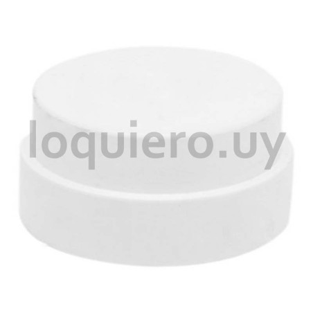 Tapa PVC 63mm                 .