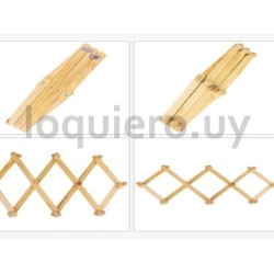 Perchero madera ajustable     .