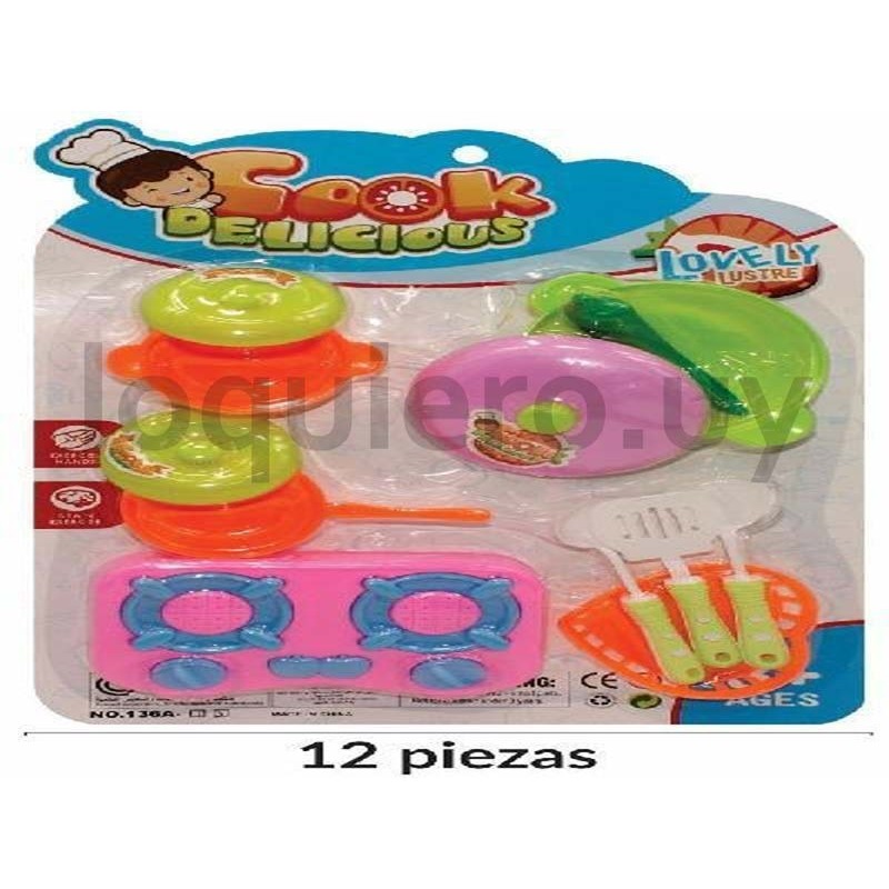 Set de cocina en blister      .