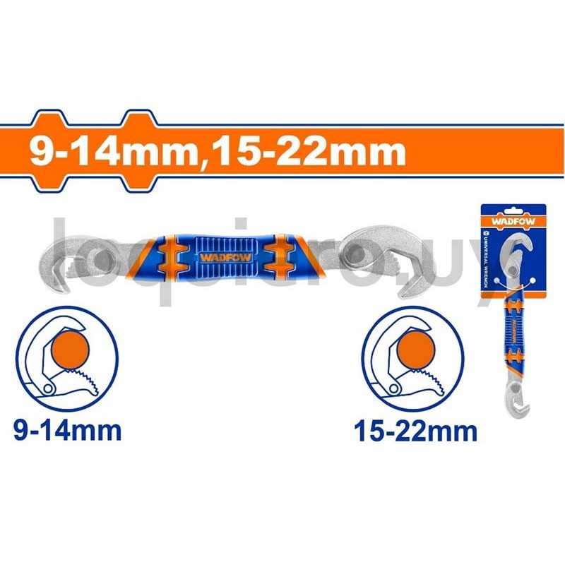 Llave universal doble boca    .