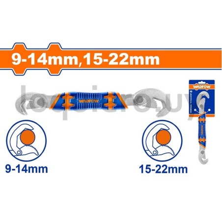 Llave universal doble boca    .